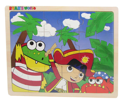 Ryan's World Jigsaw Puzzle Assortment: Red Dino and Friends, Food Truck, Pirate Adventure