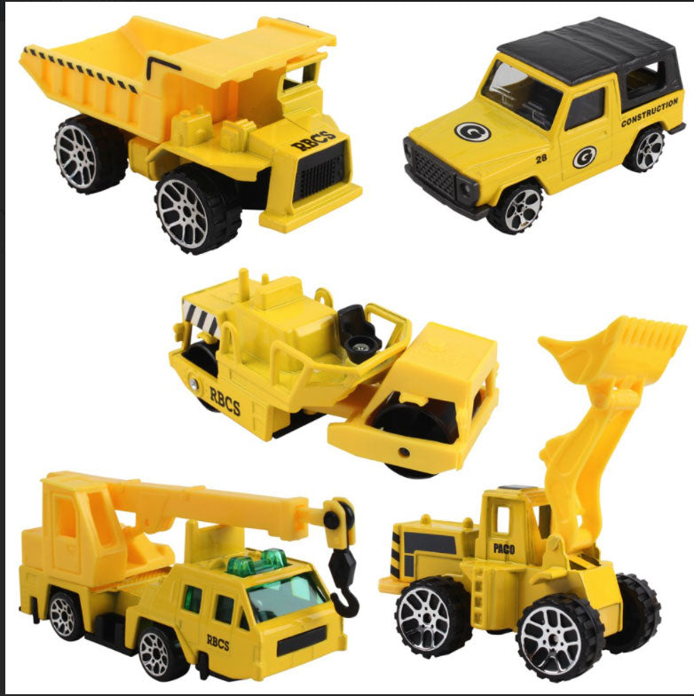 Action City Die-Cast Construction Variety Vehicles - Set of 5