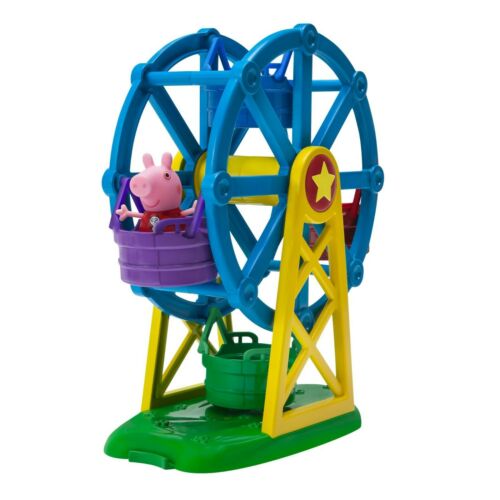 Peppa Pig's Fair Playset with Peppa Pig & George Figures - Includes 8 Pieces