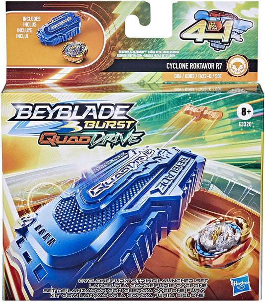  BEYBLADE Burst Turbo Slingshock Riptide Blast Set - Right/Left- Spin Launcher with Right-Spin Battling Top, Age 8+ : Toys & Games