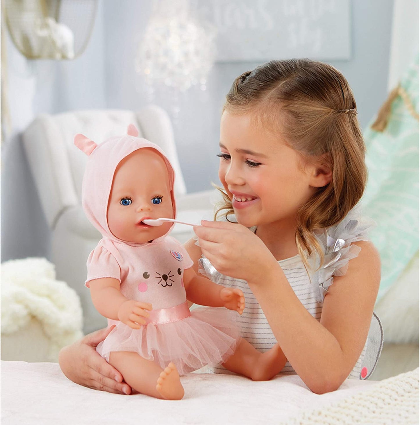 Baby Born Interactive Girl or Boy – Pretend Play Doll With Blue Eyes and 9 Ways to Nurture