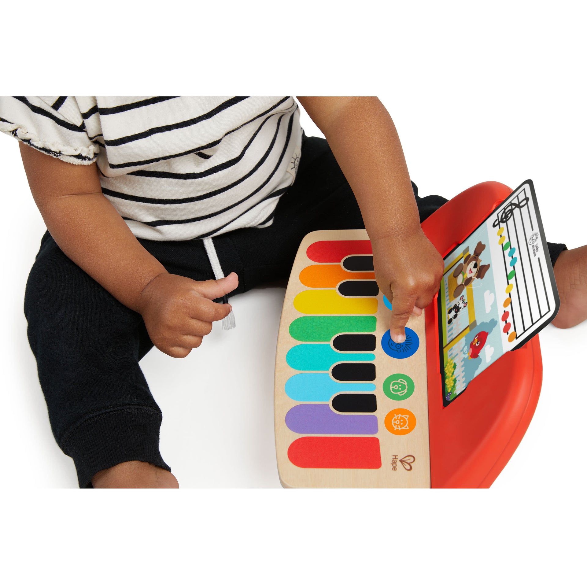 Baby Einstein Cal's First Melodies Magic Touch Wooden Piano Musical In –