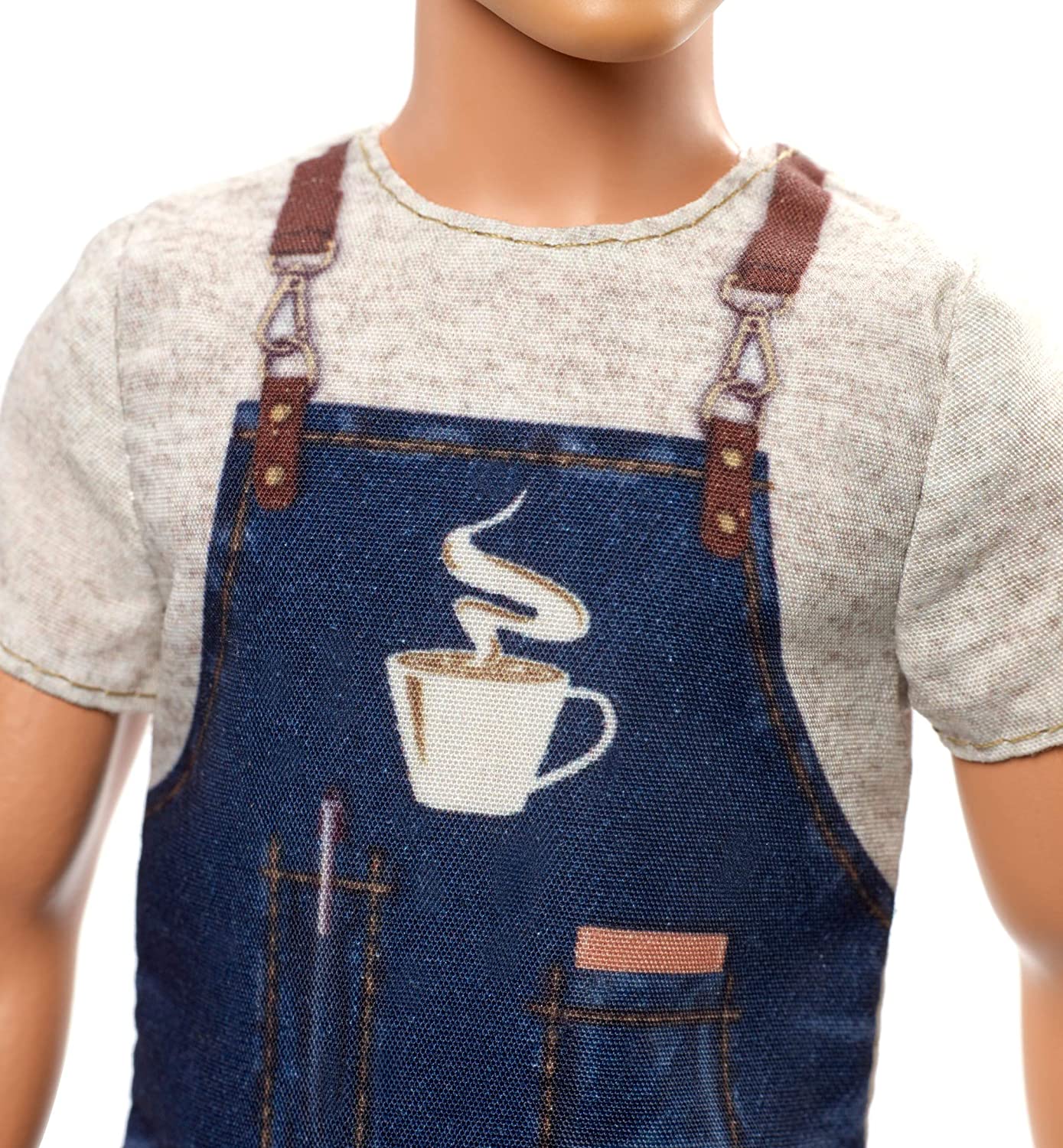 Barbie Ken Careers Barista Doll with Coffee-Themed Accessories