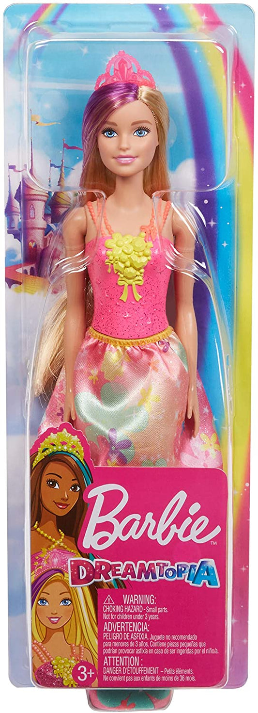 Barbie Dreamtopia Princess Doll -  12-Inch, Blonde With Purple Hairstreak