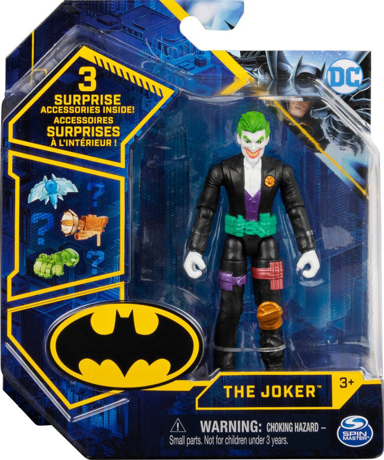 DC Batman 4-Inch Action Figures with Accessories Spin Master 2021