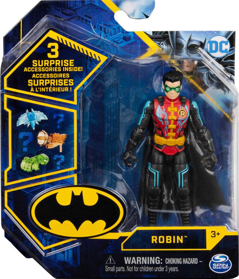 DC Batman 4-Inch Action Figures with Accessories Spin Master 2021 Version -  Assortment Figures