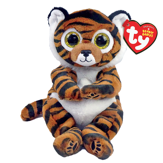 Ty : Beanie Babies - Clawdia the Black Striped Brown Tiger