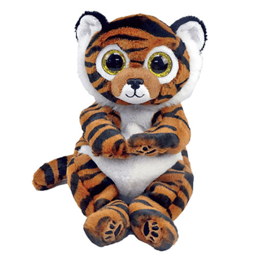 Ty : Beanie Babies - Clawdia the Black Striped Brown Tiger