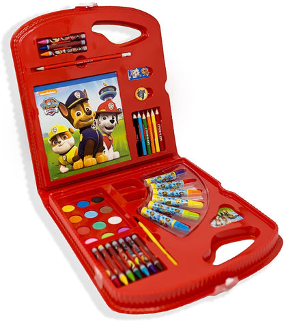 Bendon Nickelodeon's Paw Patrol Large Character Art Tote, Includes 10 Crayons, 6 Markers, Pencils, Sharpener, Eraser