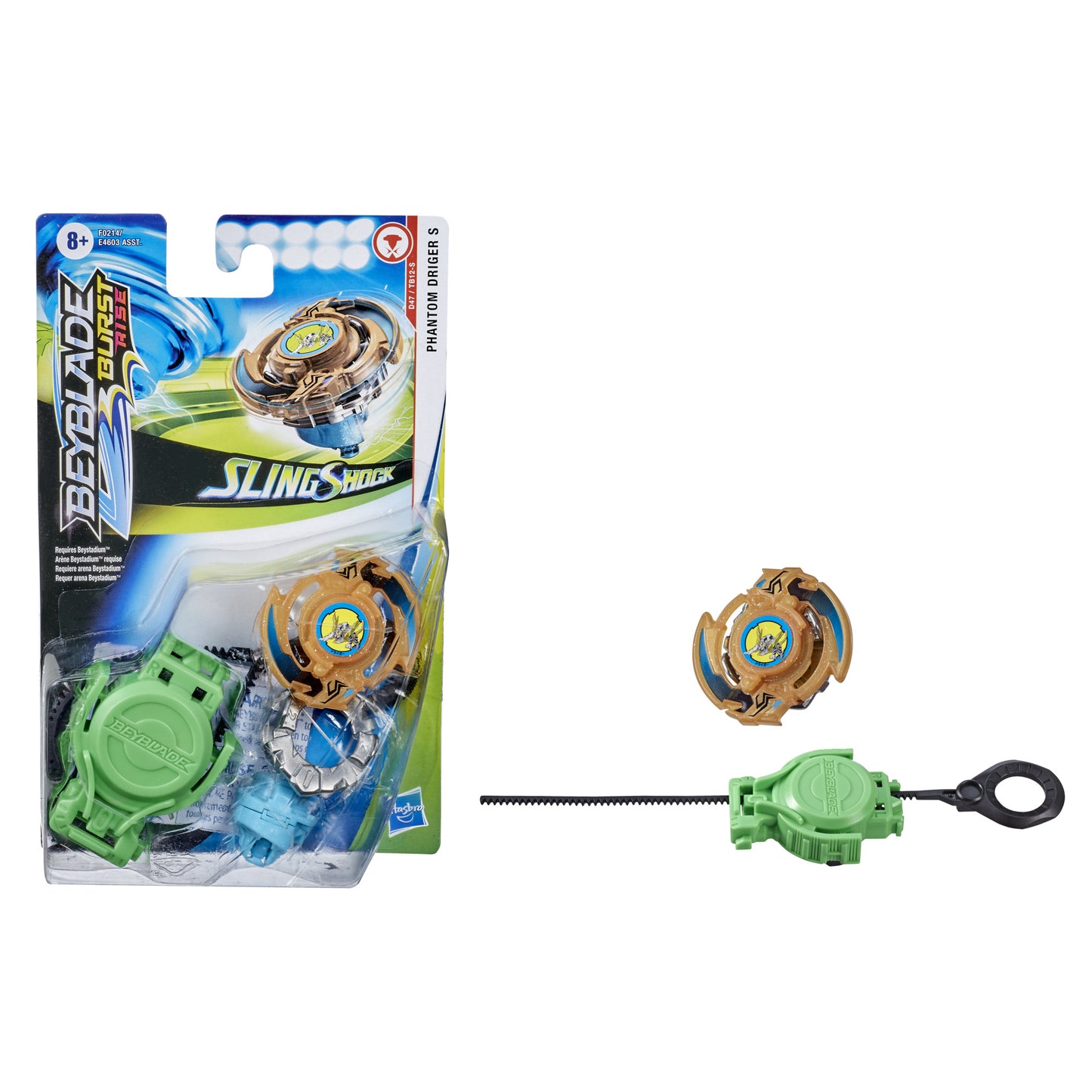 Beyblade Burst Rise Feature Hyper Sphere/SlingShock Starter Pack Assortment (1 Pcs)