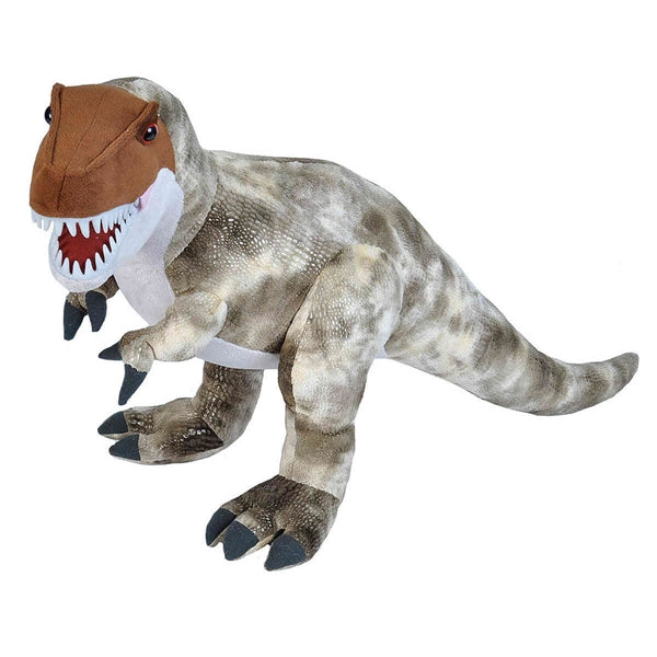 Big T-Rex Stuffed Animal with Plastic Teeth by Wild Republic 24 Inches