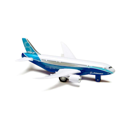 Boeing 787 Dreamliner Pullback Single Plane Toy - Die-cast Airplane Collector Plane