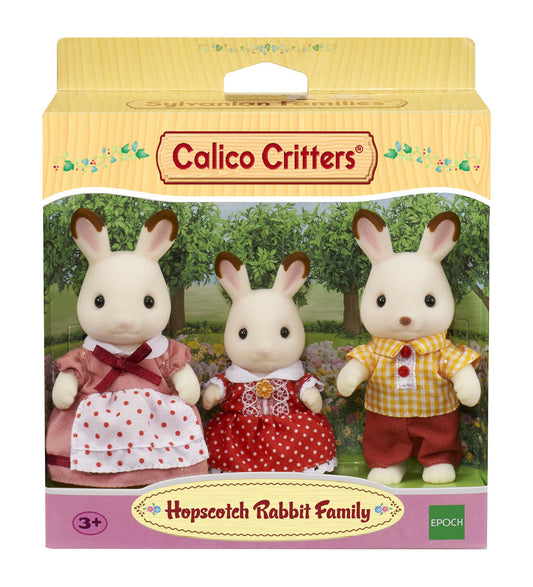 Calico Critters Hopscotch Rabbit Family (3 Member)