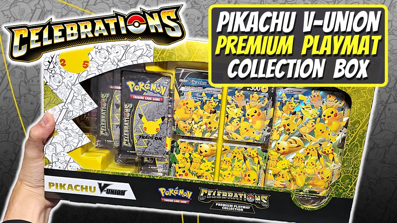 Pokemon Celebrations top Collection Pikachu V-UNION