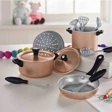 Playgo Chefs Collection Metal Cookware 12 Piece Set