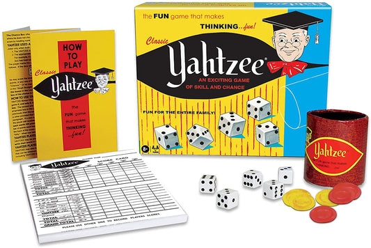 Classic Yahtzee, An Exciting Game Of Skill And Chance