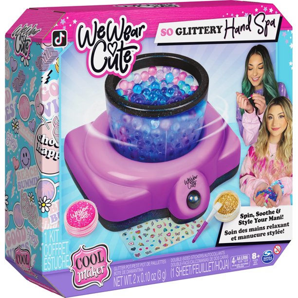 Cool Maker, We Wear Cute So Glittery Hand Spa with Orbeez Water Beads, Kids Toys for Ages 8 and up