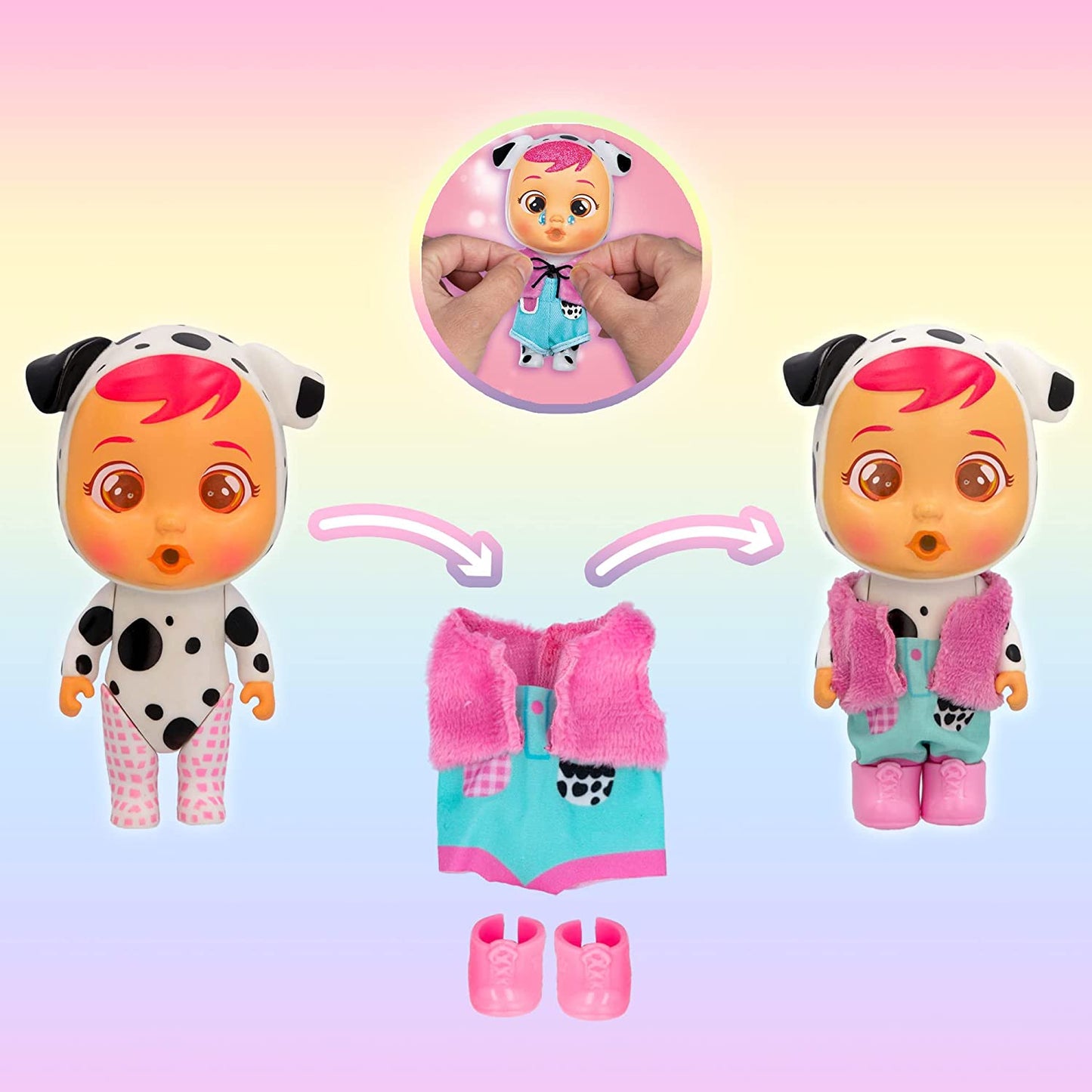 Cry Babies Magic Tears - Dress Me Up Series | 8 Surprise Accessories, Surprise Doll Wave 2