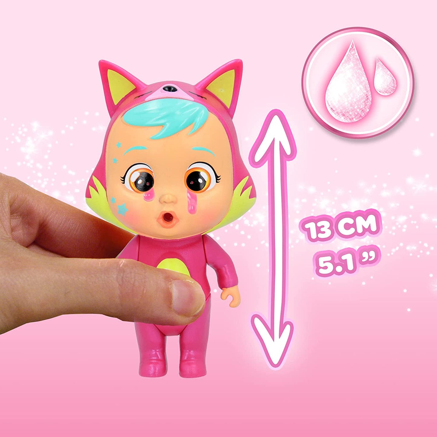 Cry Babies Magic Tears Pink Edition - Special Edition Series 8 Surprises, 8+ to Collect