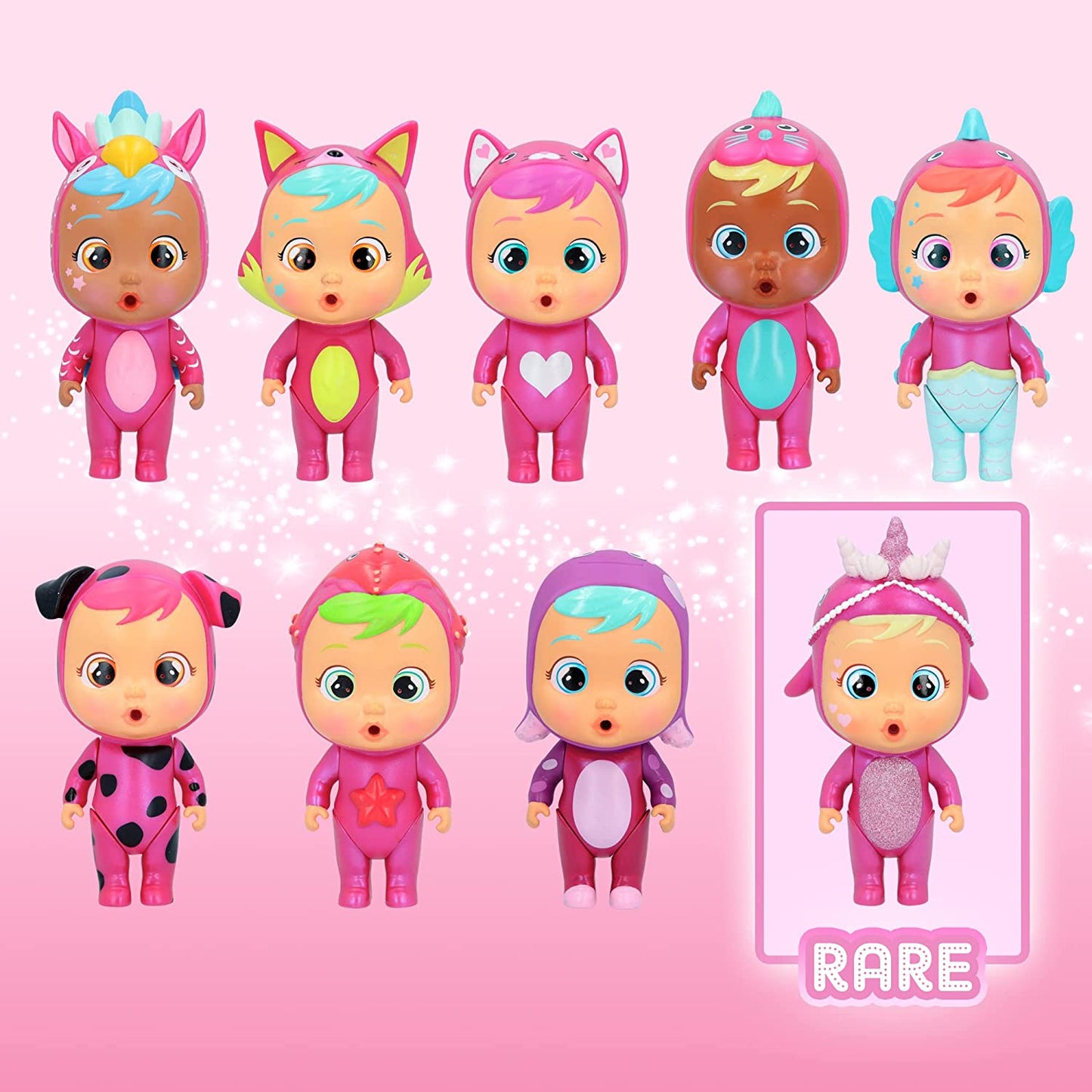 Cry Babies Magic Tears Pink Edition - Special Edition Series 8 Surprises, 8+ to Collect