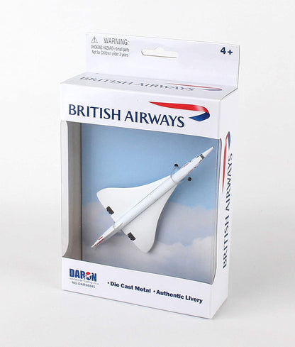 British Airways Die-Cast Concorde Single Plane Toy