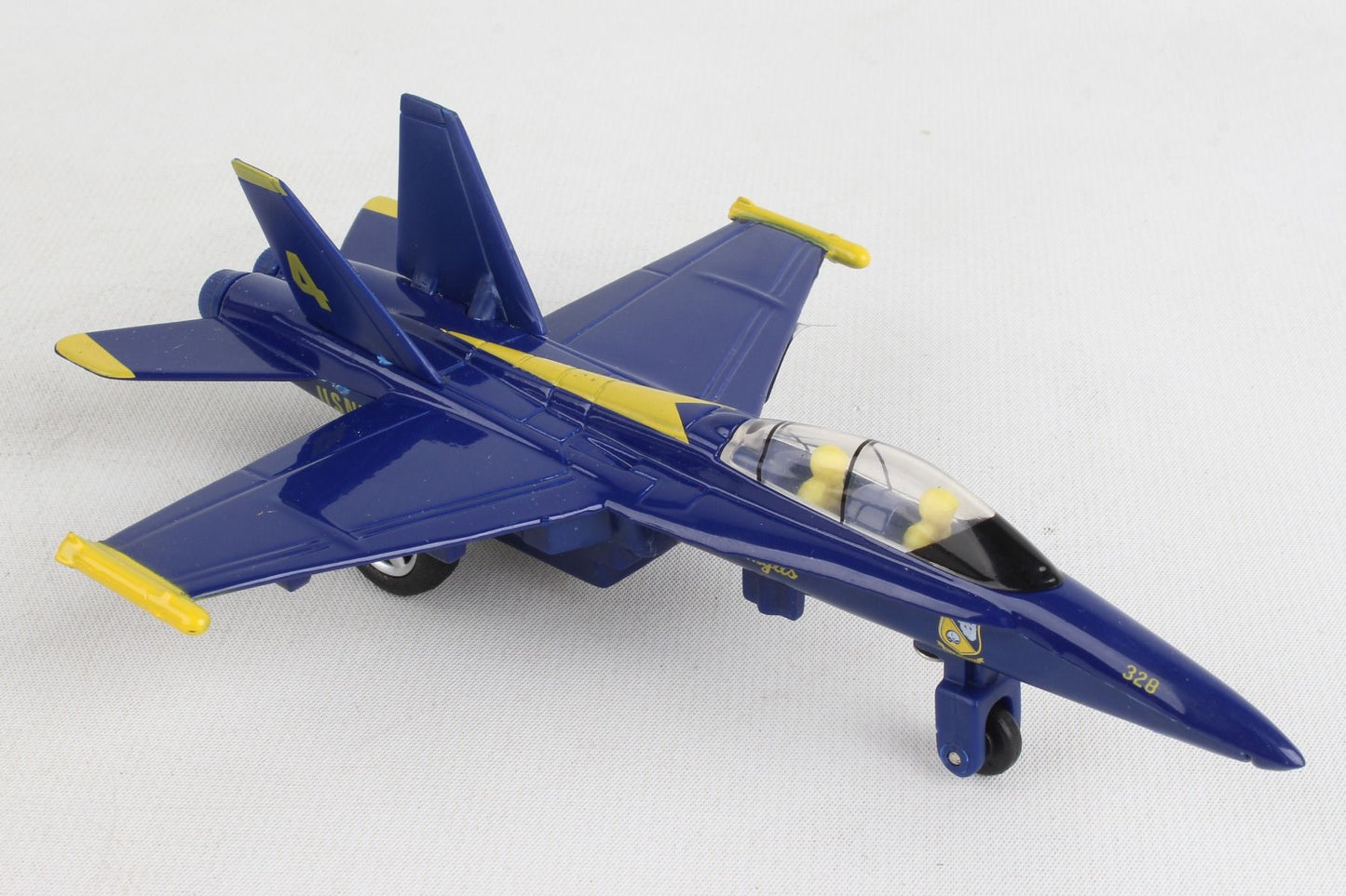 Daron F-A-18 Hornet Blue Angels Jet Toy with Pull Back Action