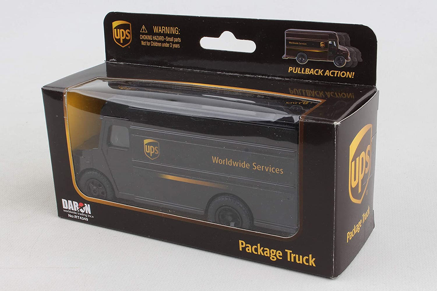 UPS Worldwide Pullback Truck Die-cast - Great Vehicle Collector Fan Gift