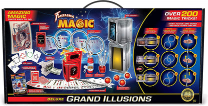 Fantasma Deluxe Grand Illusions Magic Set with 200+ Tricks to Learn (78EUD) – Great Value Magic Kit