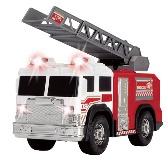 Dickie Toys Fire Truck Vehicle - Light & Sound Fire Rescue Unit