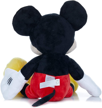 Disney Baby Mickey Mouse Stuffed Animal Plush Toy with Jingler and Crinkle, 14 Inches