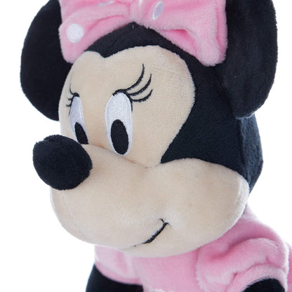 Disney Baby Minnie Mouse Stuffed Animal Plush with Jingle & Crinkle Sounds, 12 Inches