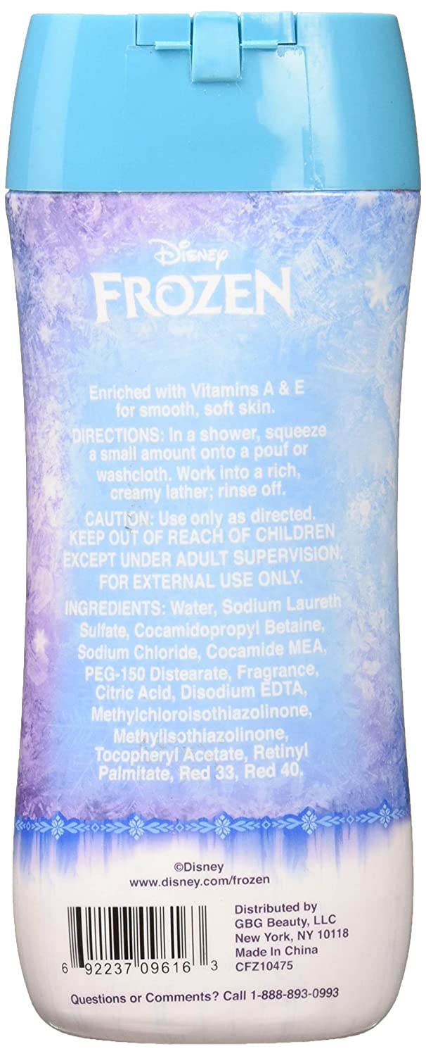 Frozen Elsa & Anna 8 oz Body Wash - Frosted Berry Scent And Sulfates, Parabens & BPA Free
