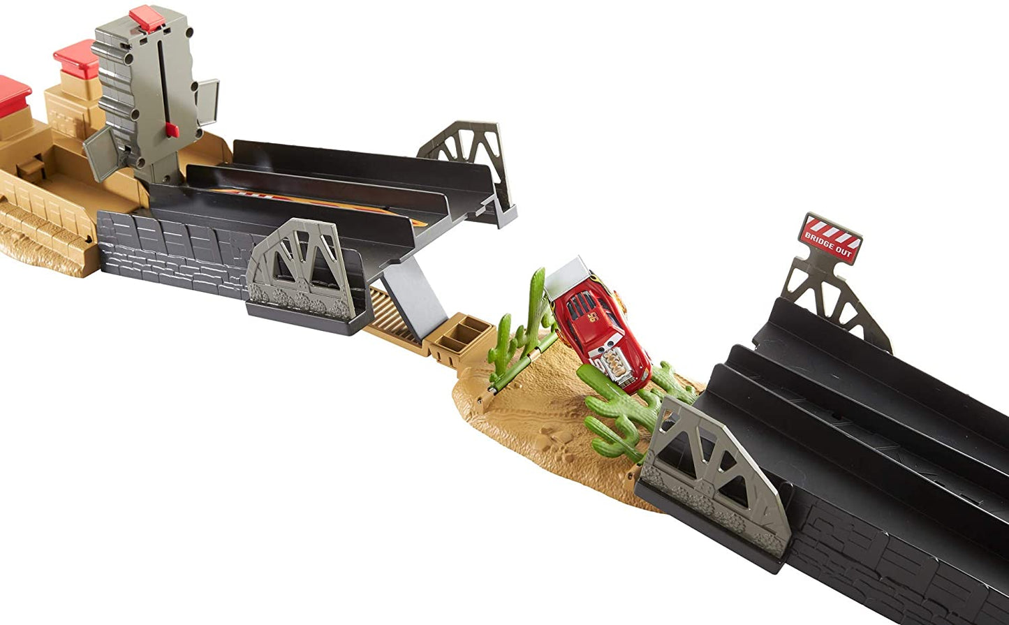 Disney Pixar Cars XRS Drag Racing Playset, Launch cars to race