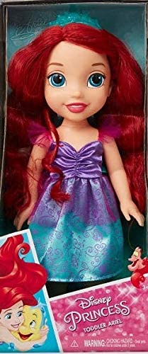 My First Disney Princess Sparkle Collection Large Toddler 14" Doll - Rapunzel ,Ariel, Belle, Cinderella