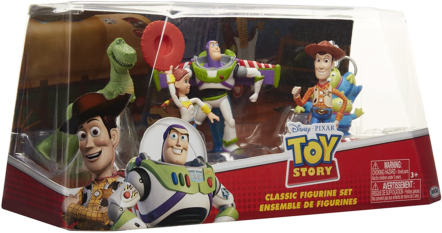 Disney Toy Story Classic 5 Pack Figure Set: Woody, Buzz Light Year, Je ...