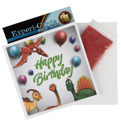 Dinosaur Heebie Jeebies Science Experiment Birthday Cards