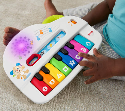 Fisher-Price Laugh & Learn Silly Sounds Light-up Piano, Multicolored