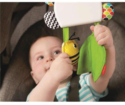 Fisher-Price On-The-Go Panda Mirror, Easily Attaches: Stroller, Diaper Bag