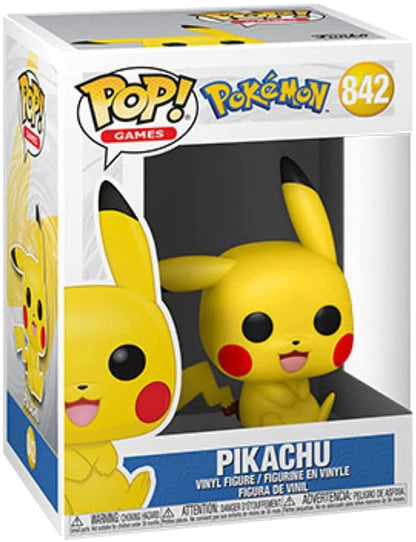 Funko Pop! Games: Pokemon - Pikachu (Sitting), 3.75 inches