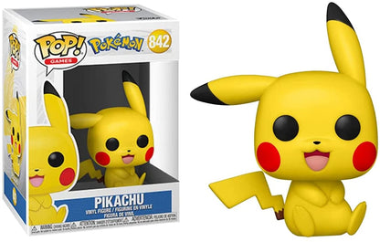 Funko Pop! Games: Pokemon - Pikachu (Sitting), 3.75 inches