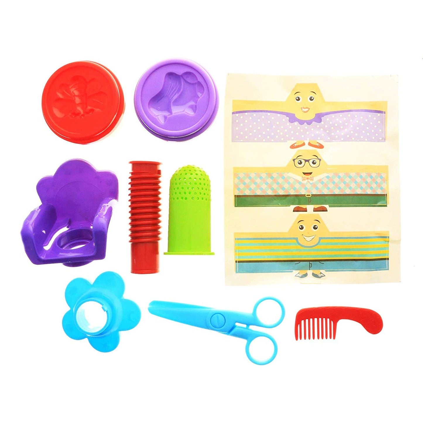 Generation Dough Hair Salon Kids Play Dough Hair Growing Styling Activity Set