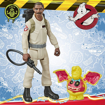 Ghostbusters Fright Features Winston Zeddemore Figure with Interactive Ghost Figure and Accessory