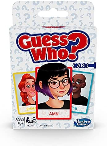 Hasbro Gaming Card Game for Kids & Family: Guess Who, Clue, Battleship, Connect 4 - Pick your favorite game