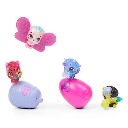 Hatchimals CollEGGtibles, Shimmer Babies Multipack with 4 Characters and Surprise Accessory (Styles May Vary)