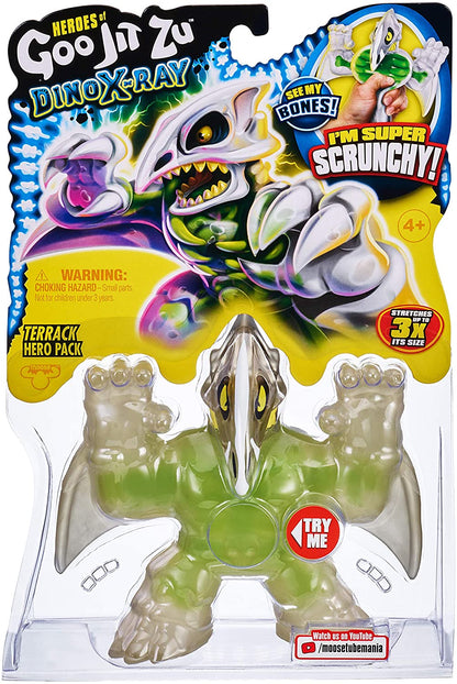 Heroes of Goo Jit Zu Dino X-Ray Hero Pack, , Action Figure - Terrack The Pterodactyl