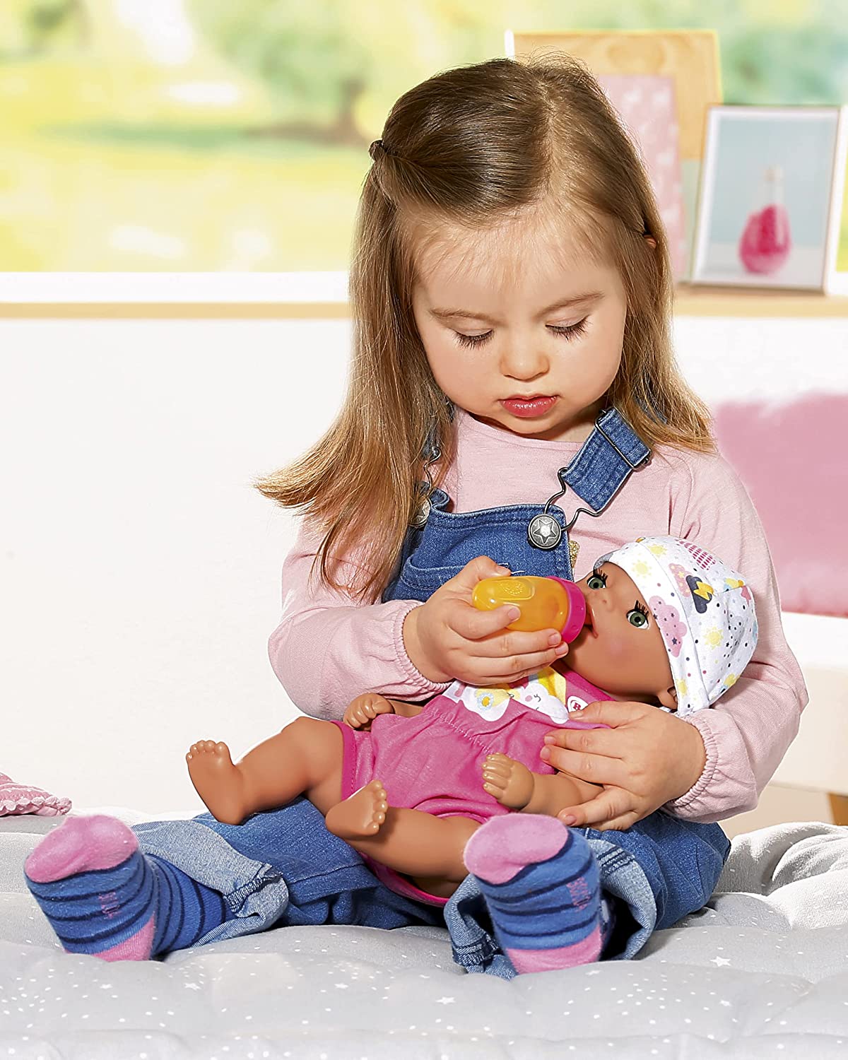 Baby born interactive doll deals green eyes