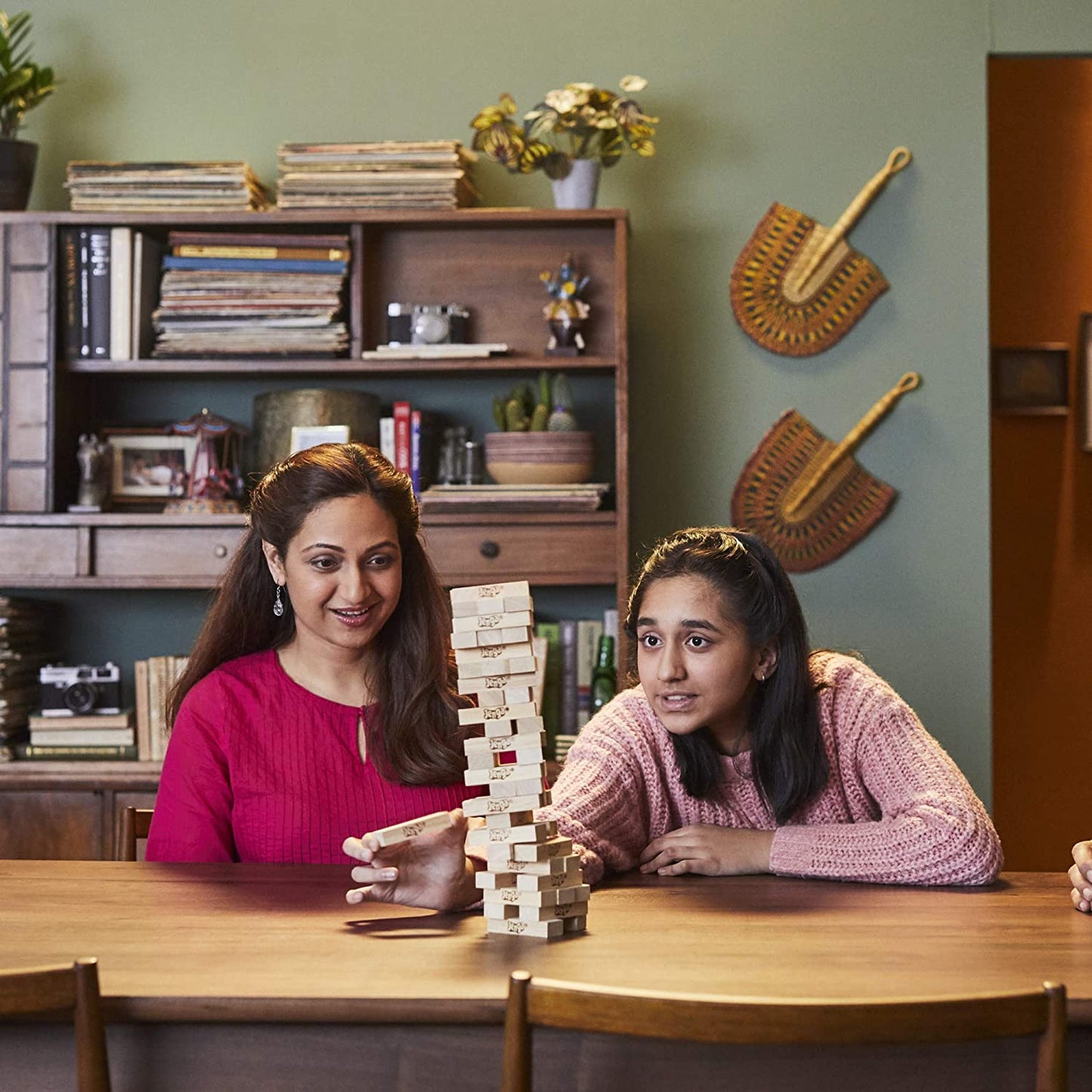 Classic Jenga Game with Genuine Hardwood Blocks Tower Game