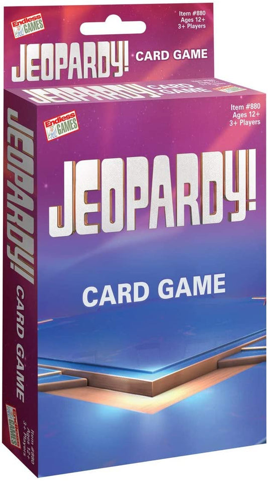 Jeopardy Card Game - Travel Sized Quiz Competition - Fast Paced Party Game