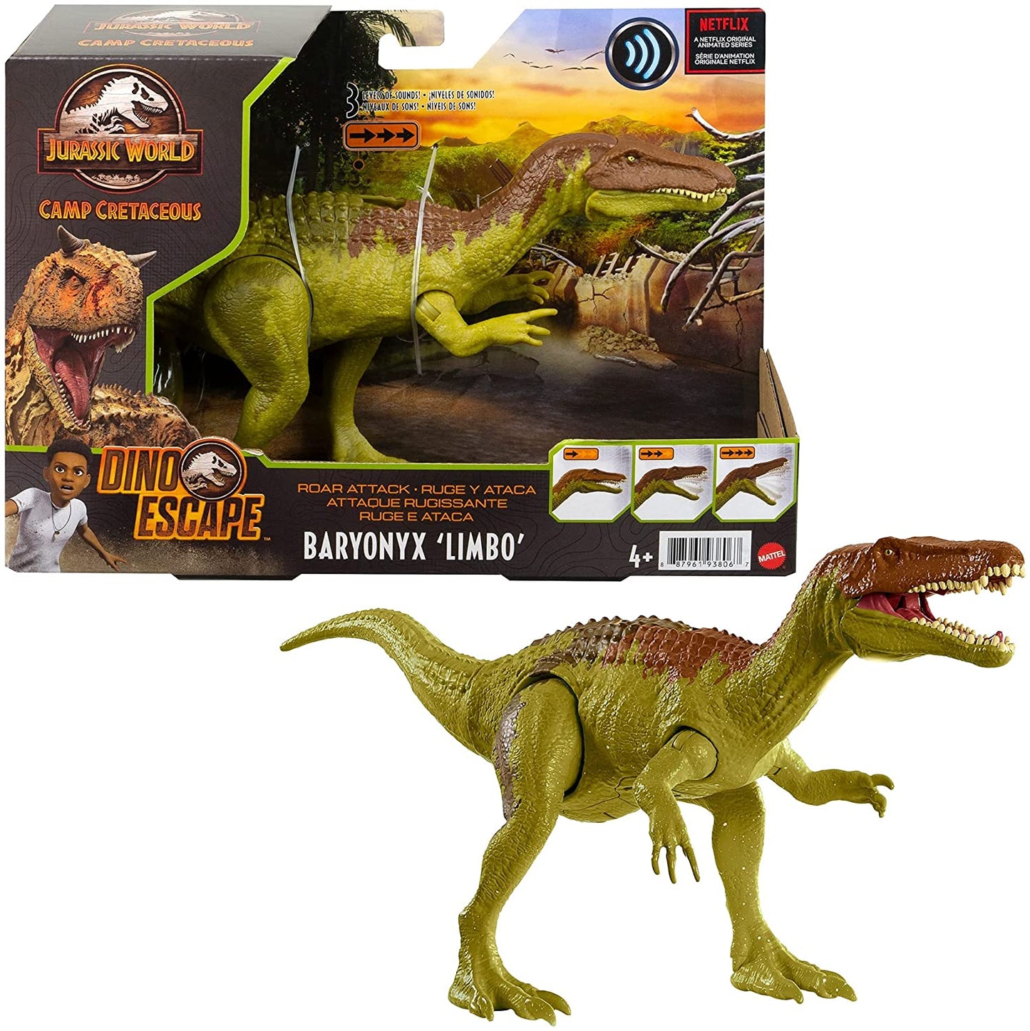 jurassic park spinosaurus roar