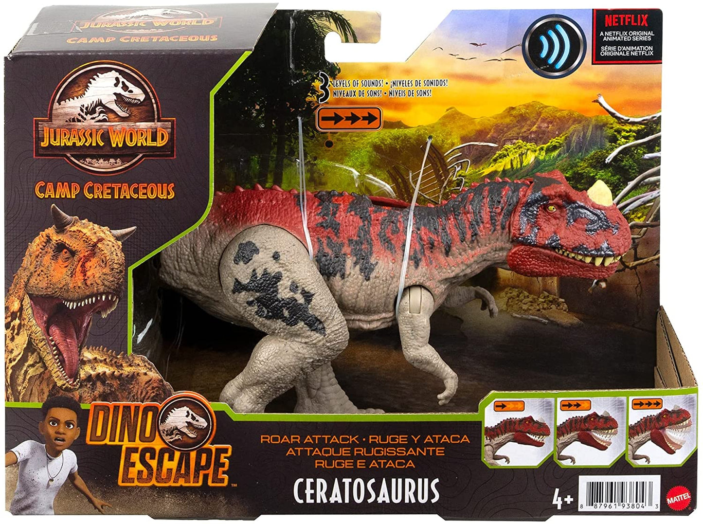 Mattel Jurassic World Roar Attack Baryonyx Limbo